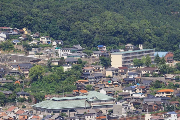 Onomichi is de naam van een stad in de prefectuur Hiroshima. — Stockfoto