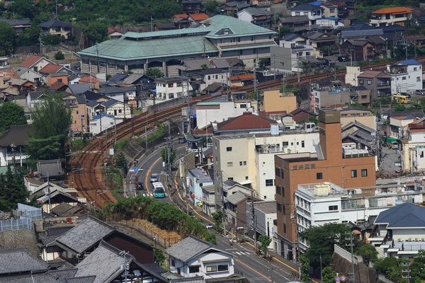 Onomichi ciudad vista de pájaro — Foto de Stock