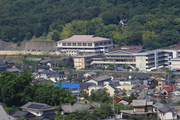 Onomichi várost madártávlatból — Stock Fotó