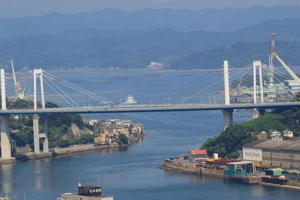 Die Brücke in der Stadt Onomichi — Stockfoto