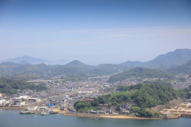 Onomichi yılında Hiroşima Üstten Görünüm
