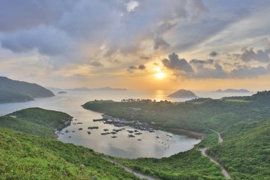 Şafak manzara Po Toi O, hk