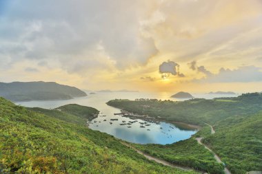Şafak manzara Po Toi O, hk