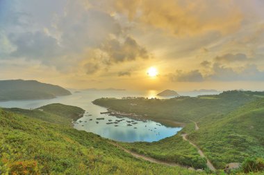 Şafak manzara Po Toi O, hk