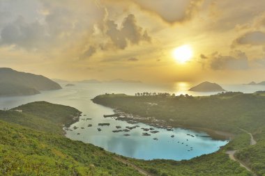 Şafak manzara Po Toi O, hk