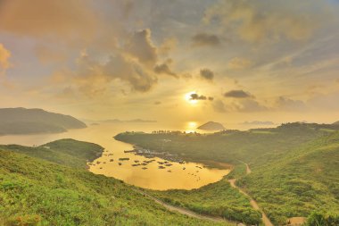 Şafak manzara Po Toi O, hk