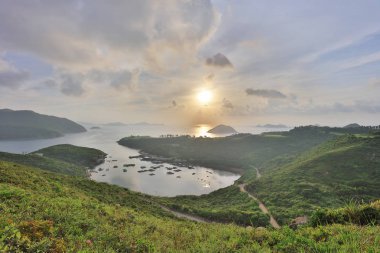 Şafak manzara Po Toi O, hk