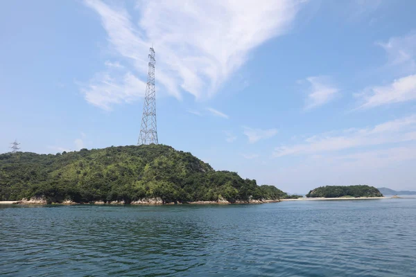 Okunoshima v japonském moři Seto. — Stock fotografie