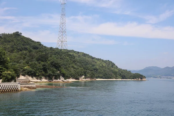 Okunoshima v japonském moři Seto. — Stock fotografie