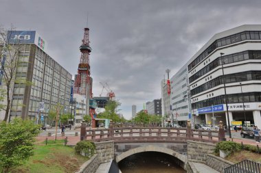 binaların görünümü city, odori Parkı çevresinde