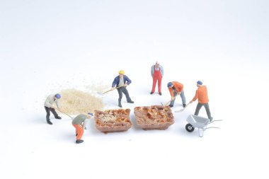 rakamlar oyuncak tahta ile çikolata kurabiye