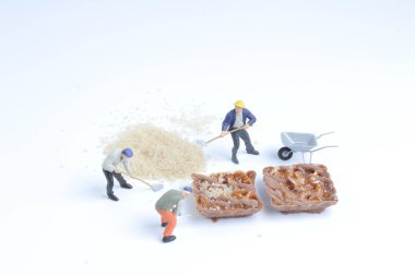 rakamlar oyuncak tahta ile çikolata kurabiye