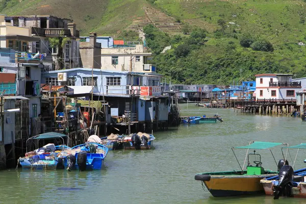 Pueblo pesquero Tai O en Hong Kong — Foto de Stock