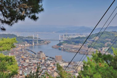 Senkoji teleferik görünümü Onomichi