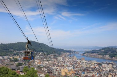 Senkoji teleferik görünümü Onomichi