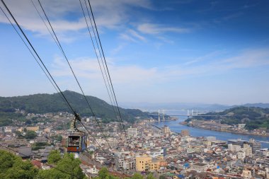 Senkoji teleferik görünümü Onomichi