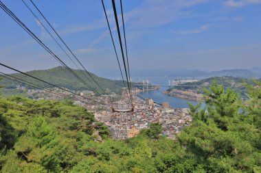 Senkoji teleferik görünümü Onomichi