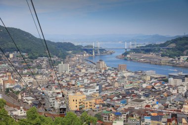 Senkoji teleferik görünümü Onomichi