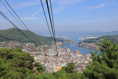 Senkoji teleferik görünümü Onomichi