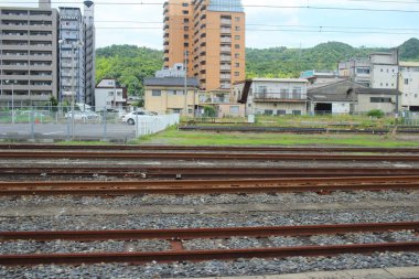 Japonya demiryolu desen