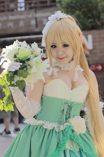 Young japanese dressed in cosplay costume — Stock Photo, Image