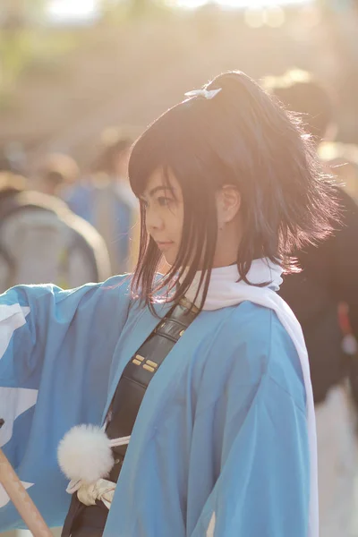 Young japanese dressed in cosplay costume — Stock Photo, Image