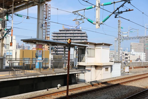 Japonsko, Shinkansen v Hirošimě — Stock fotografie