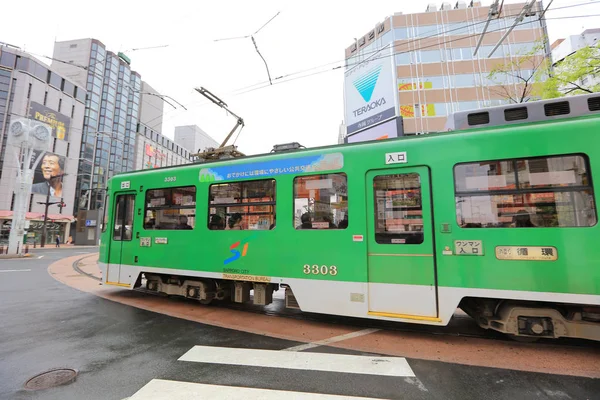  Sapporo modern tramvay Susukino alan geçiş