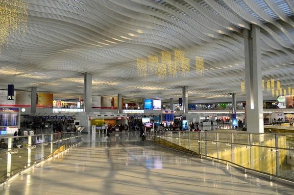 Entrada en el Aeropuerto Internacional de Hong Kong . —  Fotos de Stock