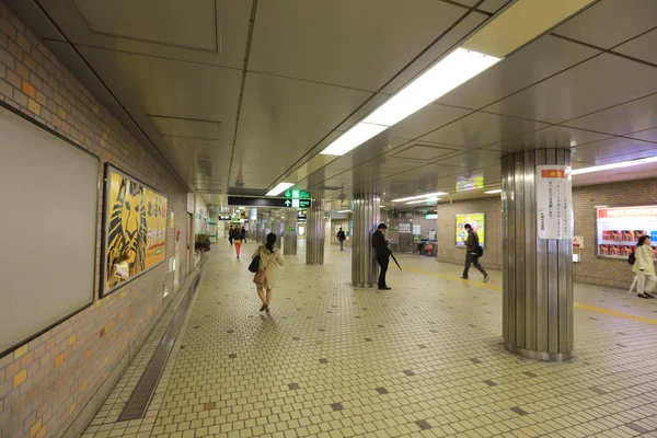 Underground tunnelbanan på sapporo, japan — Stockfoto