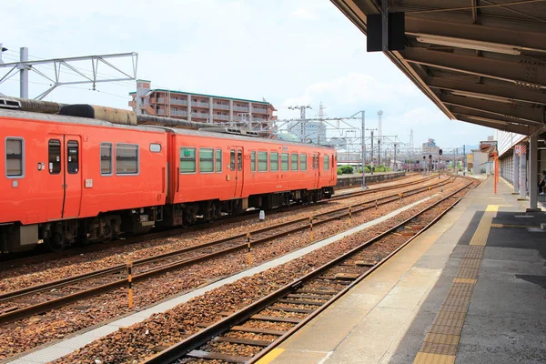 Vlakové nádraží v Iwakuni 2016 — Stock fotografie