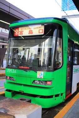 Hiroshim genel Hiroden tramvay