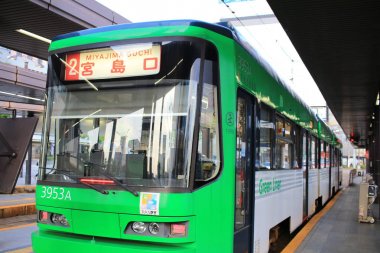 Hiroshim genel Hiroden tramvay