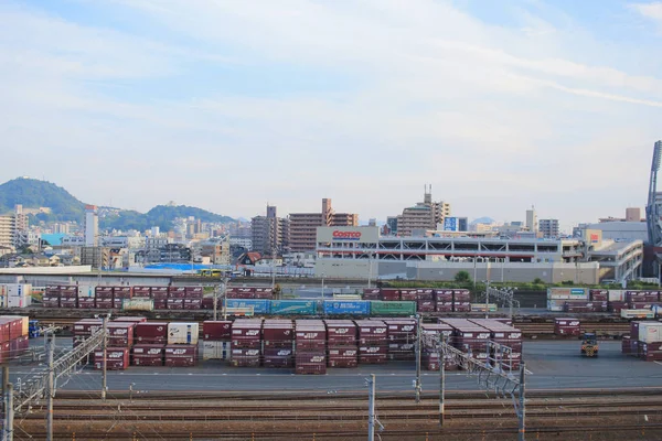 Tren Hiroşima Japonya rıhtım