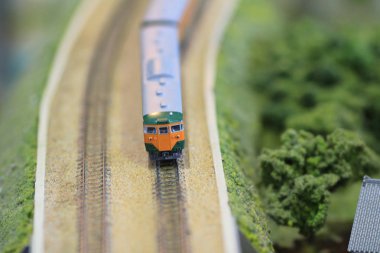 köy modeli tren istasyonu 