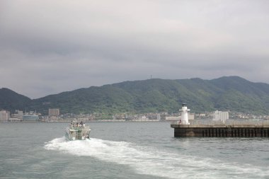 Moji-ku, Kitakyushu Şehir gemisine görünümünü