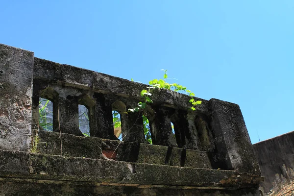 Abandoned house in chinese fishing village Tai O, Hong Kong — Stock Photo, Image