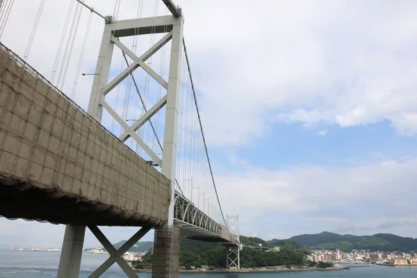 Brücke über die Kammonstraße in Japan 2016 — Stockfoto