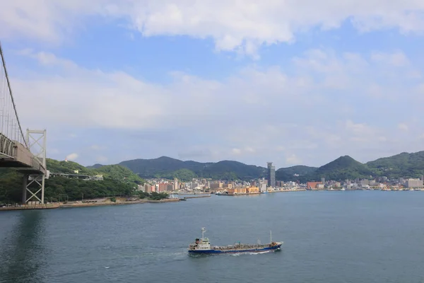 Puente Kanmonkyo es el puente importante — Foto de Stock