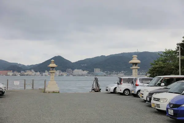 日本でのセルフ サービスの駐車場 — ストック写真