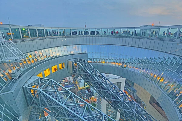 Escalator umeda sky building — Stock Photo, Image