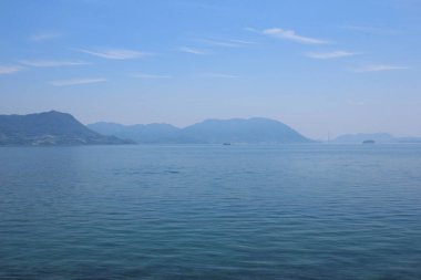 Tren görünümü Seto iç denizi