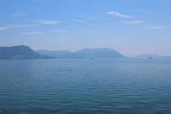 Train view of Seto Inland Sea — Stock Photo, Image