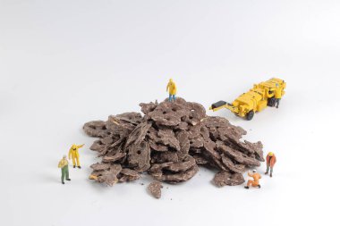 oyuncaklar alt şekiller ile çikolata kurabiye 