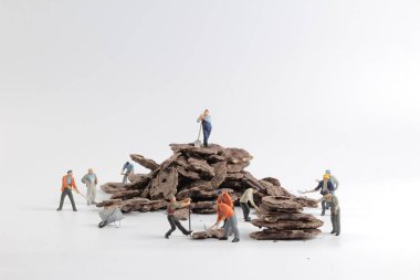 oyuncaklar alt şekiller ile çikolata kurabiye 