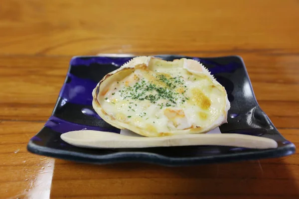 帝王蟹烧烤味噌烤的日本食品 — 图库照片