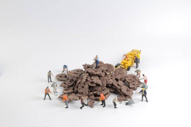 oyuncaklar alt şekiller ile çikolata kurabiye 