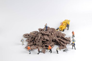 oyuncaklar alt şekiller ile çikolata kurabiye 