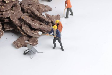 oyuncaklar alt şekiller ile çikolata kurabiye 