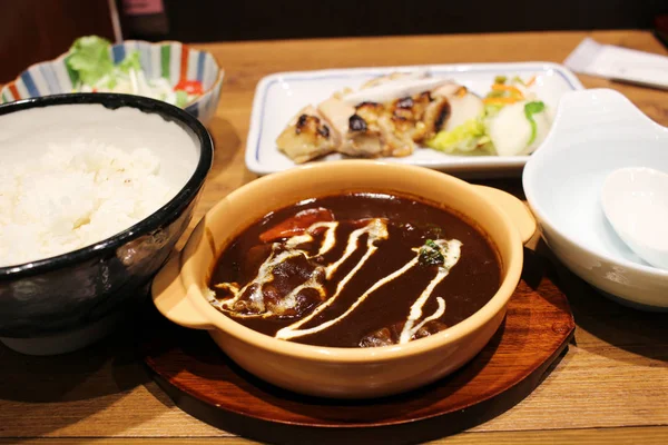 Cocina foto de japonés set comida en japón —  Fotos de Stock